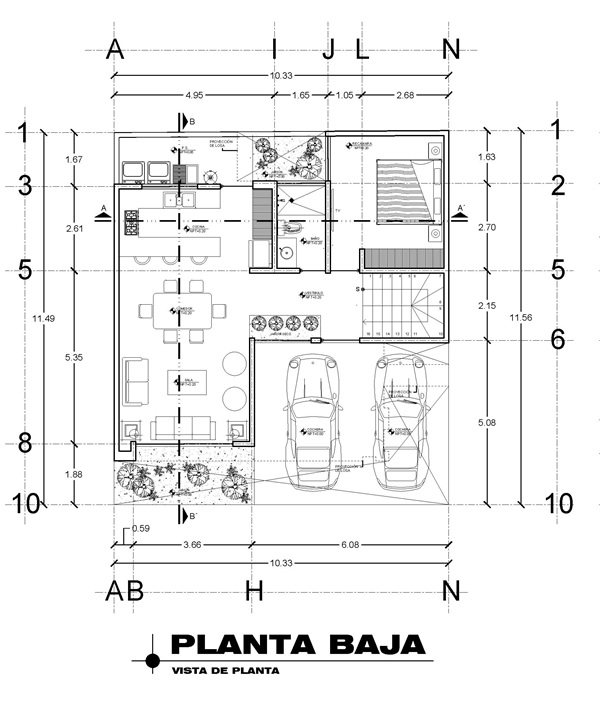 plano planta baja liliana